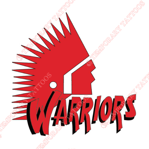 Moose Jaw Warriors Customize Temporary Tattoos Stickers NO.7524